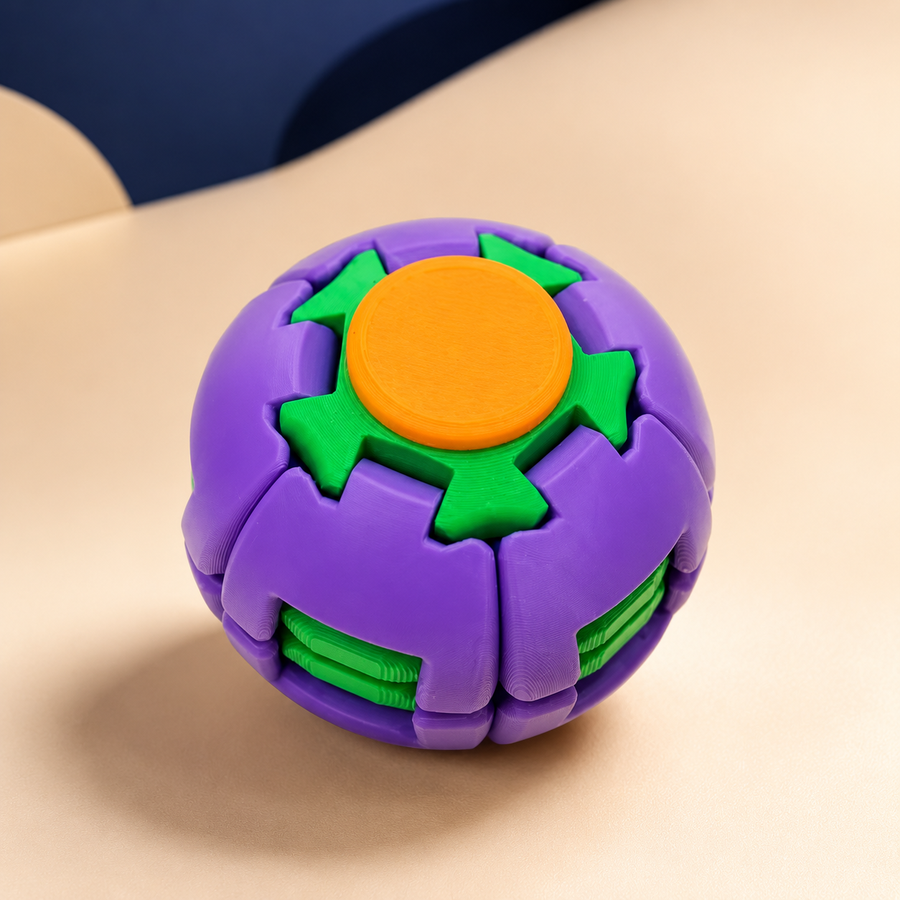 Orbit Pop Press-to-Spin Fidget Ball
