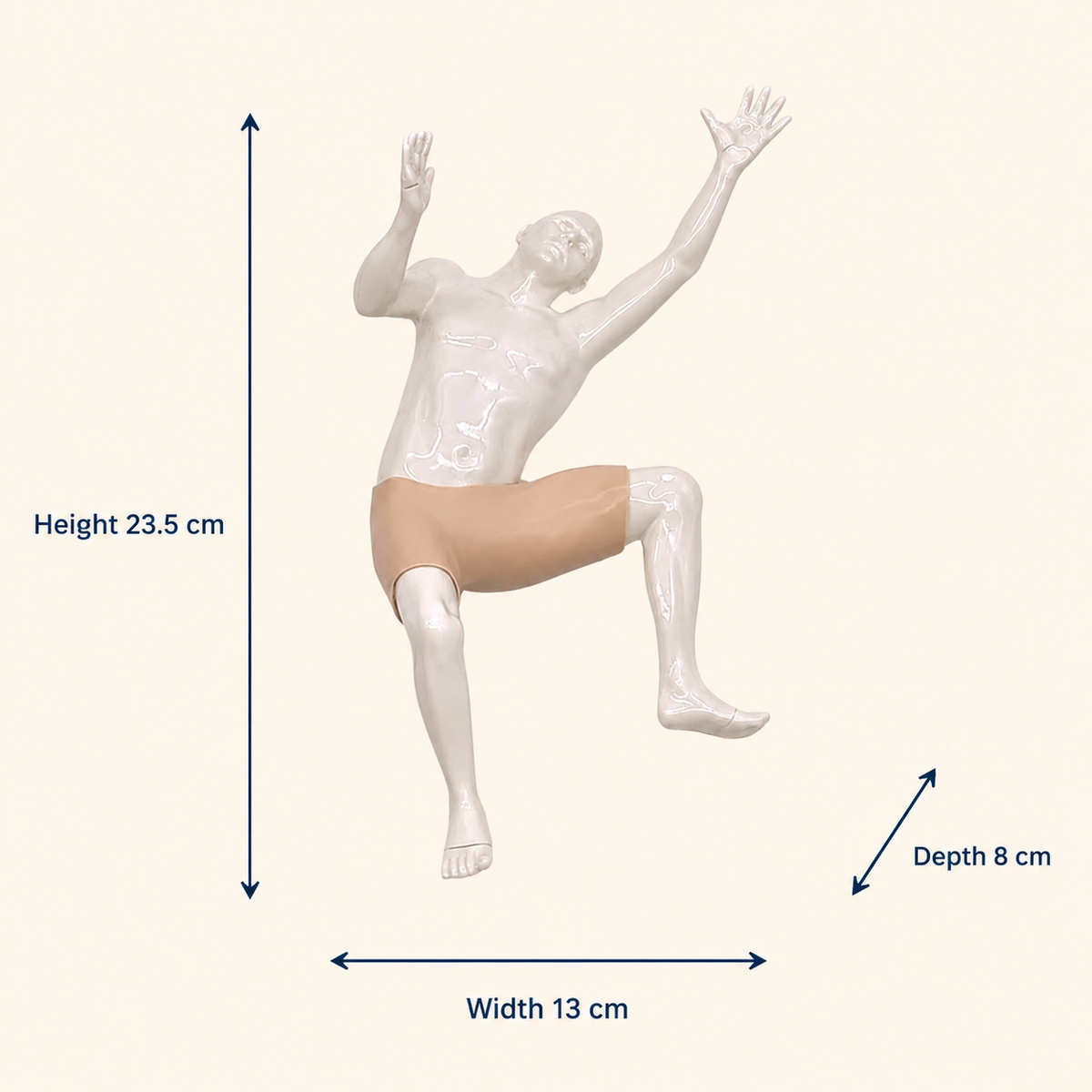 The Climbing Man Quirky Corner Wall Decor